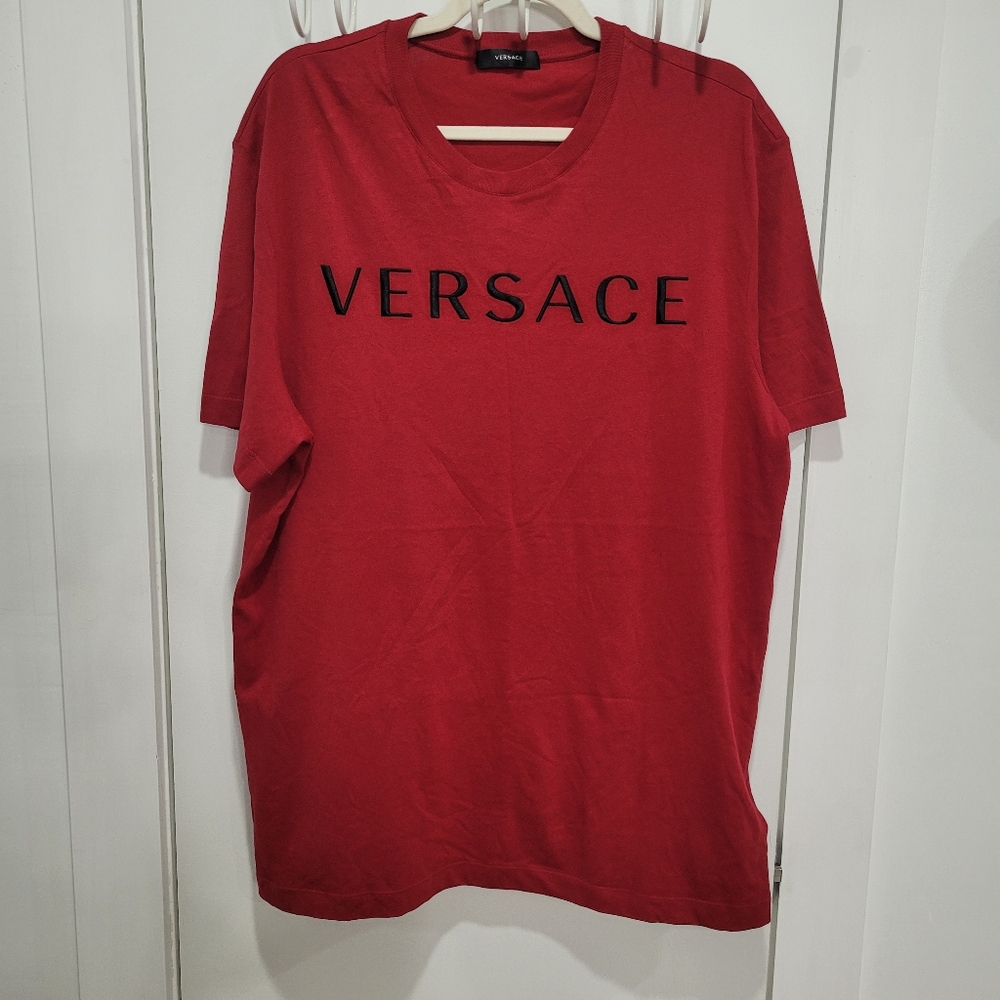 Versace Deep Red T Shirt